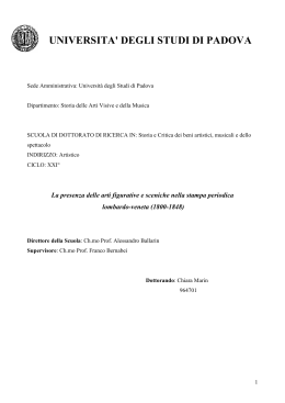 Documento PDF - Padua@Research - Università degli Studi di