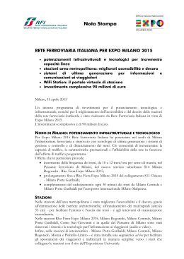 Rete Ferroviaria Italiana per EXPO Milano 2015 ( 192 KB)