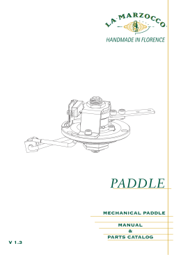 Paddle manual & parts catalog