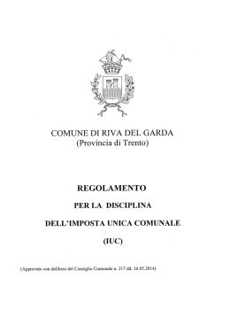 Testo (File - Comune di Riva del Garda