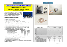 Manutenzione BMW R1150RT 2001 Sostituzione dell`olio