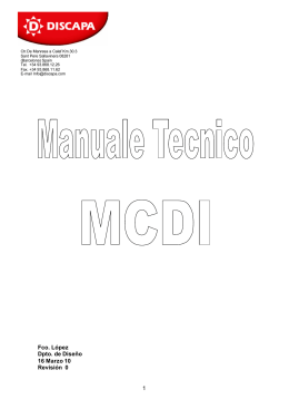 Manual Técnico Web MCDI DISNEY rev.0 Italiano