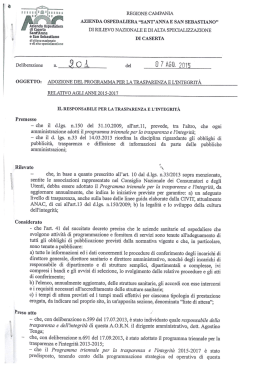 Deliberazione n.201 del 07-09-2015 adozione del programma