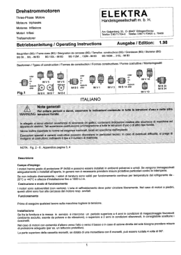 Drehstrommotoren E L E R A - Elektra Handelsgesellschaft mbH