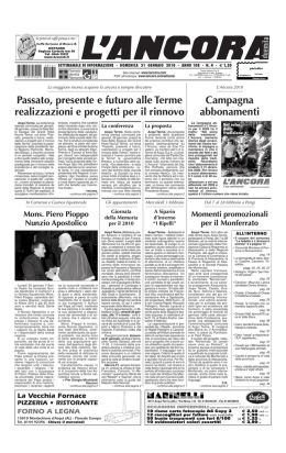 Numero 04 - L`ANCORA edicola