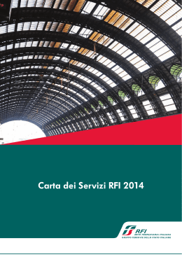 Carta servizi 2013 RFI..indd - Ferrovie dello Stato Italiane