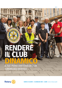 IL TUO PIANO DIRETTIVO DI CLUB EUROPA OCCIDENTALE