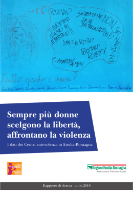 dati 2010 - Coordinamento dei Centri Antiviolenza dell`Emilia