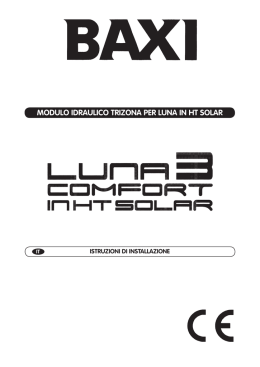 Manuale modulo idraulico trizona IN HT Solar