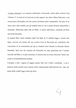 L` amico ritrovato / Fred Uhlman - biblioteca comunale di monfalcone