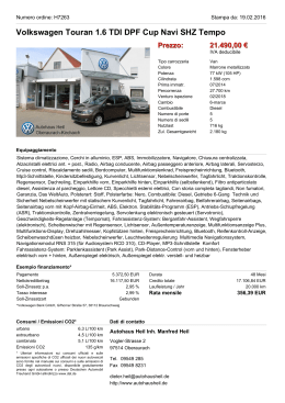 Volkswagen Touran 1.2 TSI BMT Trendline ALU RCD 310 PDC
