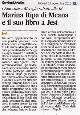 Marina Ripa di Meana - Fondazione Gabriele Cardinaletti