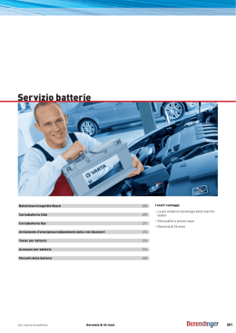 Servizio batterie