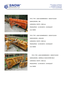 Scarica l`elenco aggiornato di alcune nostre