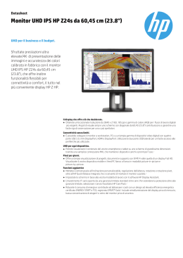 Monitor UHD IPS HP Z24s da 60,45 cm (23.8