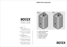 ROTEX E-Pac Switch-Unit