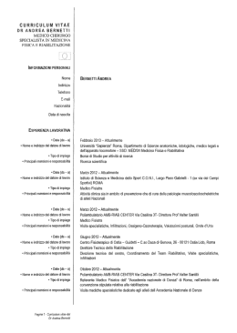 Curriculum vitae