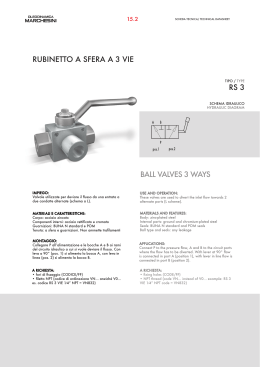 rs 3 ball valves 3 ways rubinetto a sfera a 3 vie