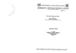 INTERNA`I`IONAL CENTRI?) FOR THEO`RE`I`ICAL PHYSICS