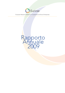 2009 Rapporto Annuale