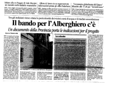 articolo - SITO UFFICIALE COMUNE DI RIETI