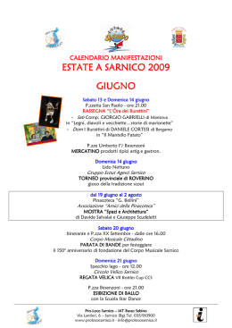 Etsate a Sarnico 2009 - bed and breakfast centro storico sarnico