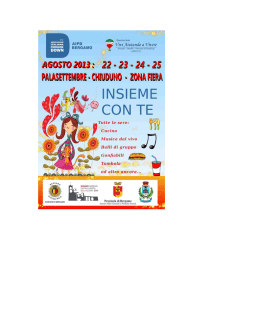 Vedi programma completo della sagra