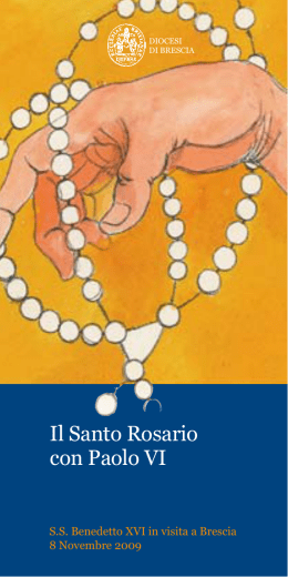 Opuscolo - "Il Santo Rosario con Paolo VI"