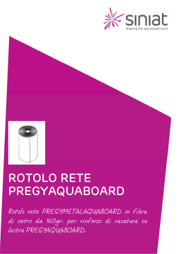 ROTOLO RETE PREGYAQUABOARD