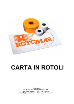 CARTA IN ROTOLI - C.SP. Network.