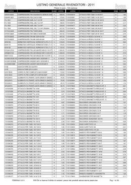 LISTINO GENERALE IVM 2010 x pag-cod (agg. 01-03-11)