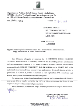 Dipartimento Politiche dello Sviluppo Rurale e della Pesca DPDOZ4