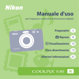 COOLPIX S30 Manuale d`uso