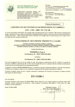 Lonato FPC conglomerati bituminosi - EN108-1