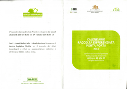 ECOCENTRO COMUNALE - Comune di Sassari