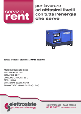 Scheda Tecnica