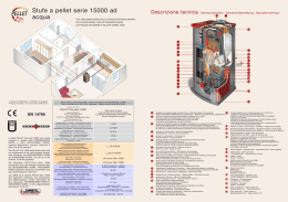 Stufe a pellet serie 15000 ad acqua