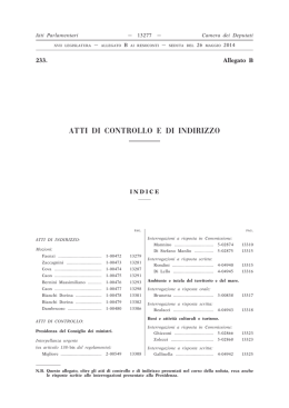 Intero - Camera dei Deputati