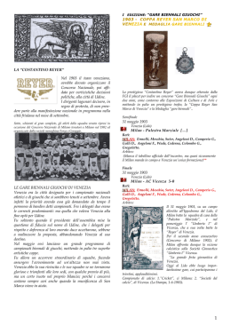 Coppa Reyer San Marco di Venezia