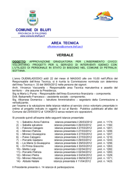 verbale - Comune di Blufi