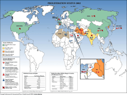 Page 1 PROLIFERATION STATUS 2002 Nuclear Proliferation E