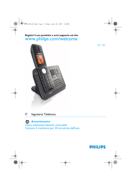 Manuale d`istruzioni