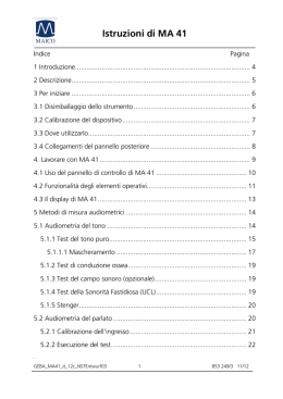 manuale utente