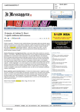 `Il riporto` di Adrian Bravi. I capelli emblema dell`esistenza