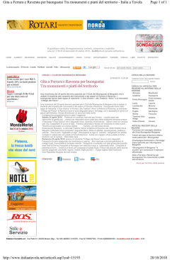 Gita a Ferrara e Ravenna per buongustai Tra monumenti e piatti del