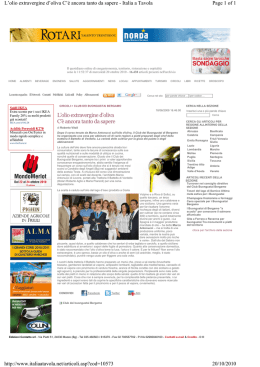 L`olio extravergine d`oliva C`&egrave; ancora tanto da sapere