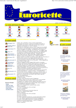 Euroricette - In provincia di Macerata ``Leguminaria`` http://www