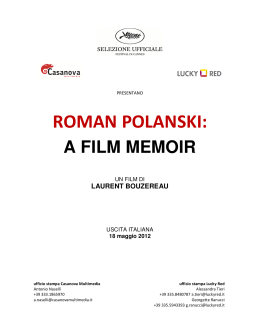 roman polanski: a film memoir