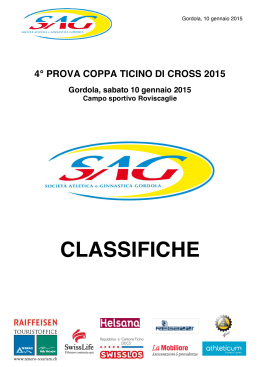 ClassificheSAG2015 - Unione sportiva capriaschese sezione