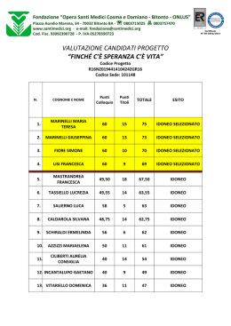 finché c`è speranza c`è vita-gg